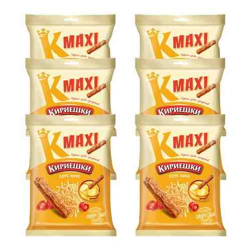 «Кириешки Maxi», сухарики со вкусом соуса начо, 6 пачек по 60 г арт. 101598120648
