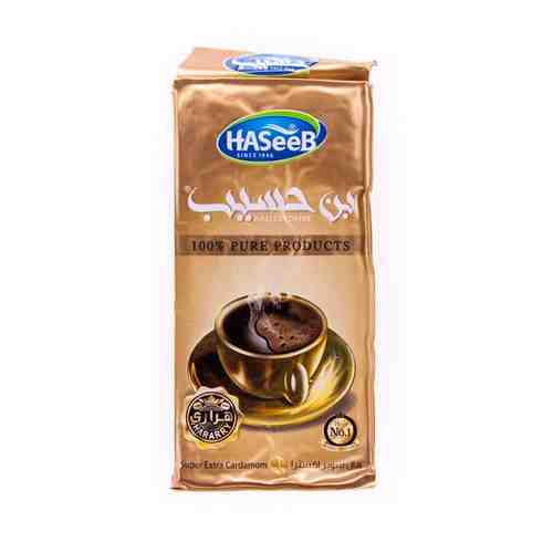 Кофе Арабский молотый с кардамоном Haseeb Super Extra Cardamon Хасиб 200гр арт. 100942043141