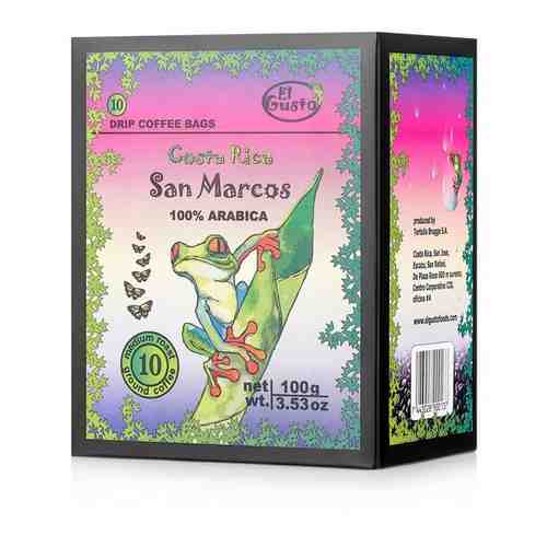 Кофе молотый El Gusto San Marcos - Tarazzu в фильтр-пакетах, 100 г арт. 101595796635