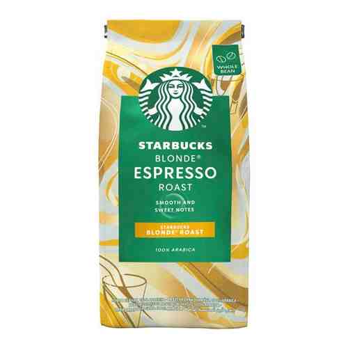 Кофе STARBUCKS Espresso Roast в зернах светлой обжарки, 200 г арт. 560949035