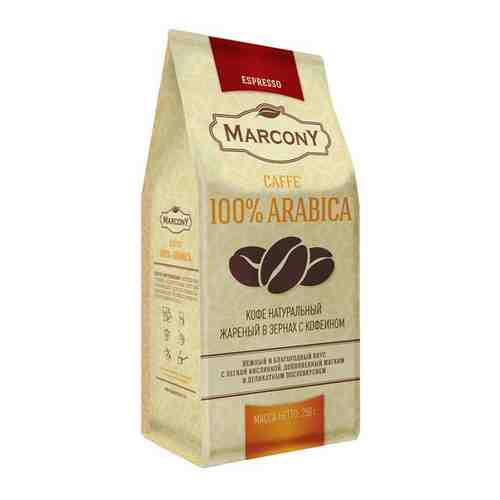 Кофе зерновой MARCONY Espresso Caffe 100% Arabica 250г арт. 100522197940