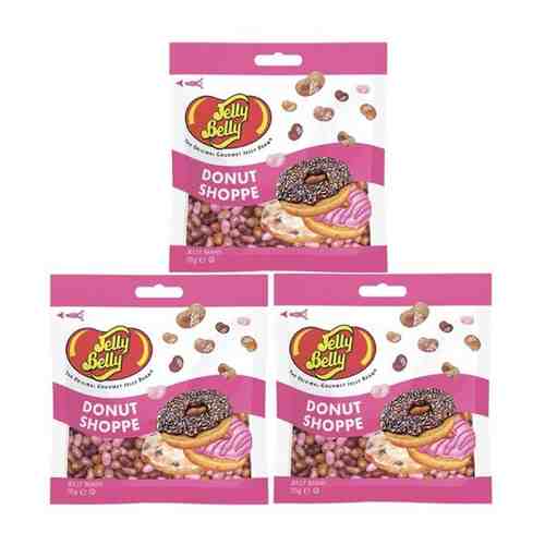 Конфеты Jelly Belly Donut Shoppe (пончики) 70 гр. (3 шт.) арт. 101184094106