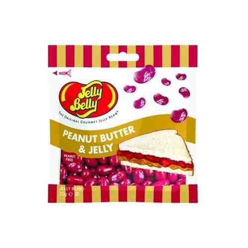 Конфеты Jelly Belly Peanut Butter & Jelly арахисовое масло и желе (2 шт. по 70 гр.) арт. 101601689936