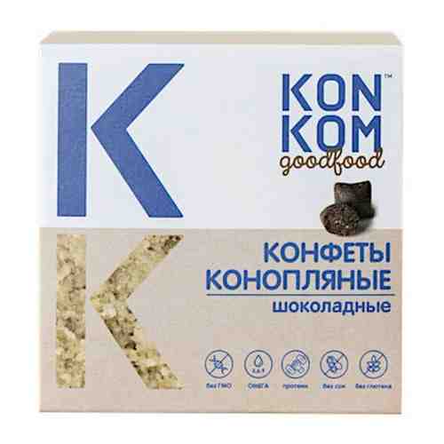 Конфеты конопляные из ядер семян конопли KONKOM, Konoplektika, шоколадные, 150 гр. арт. 101453700028