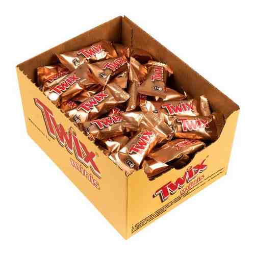 Конфеты шоколадные TWIX minis, весовые, 1 кг, картонная упаковка, 57237 арт. 157269109