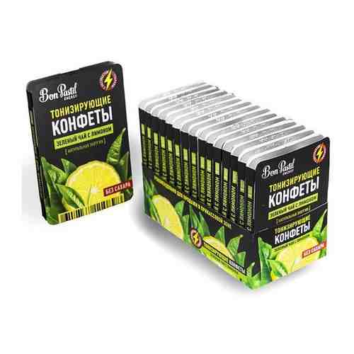 Конфеты Тонизирующие Bon Pastil ENERGY зеленый чай с лимоном, 10шт х 12г арт. 101771888900
