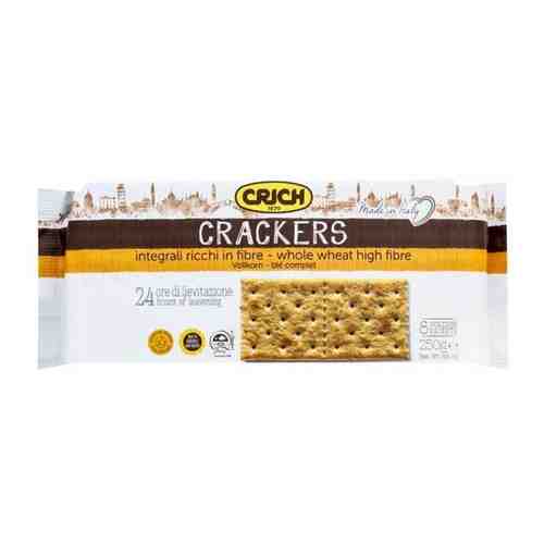 Крекер Crich Crackers Integrali Whole Wheat Цельнозерновой, 250г арт. 253165303