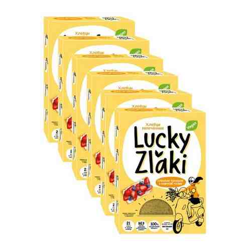 Lucki Zlaki Хлебцы запечённые Сладкая кукуруза с солью, 6шт. Х 72г. арт. 101538885991