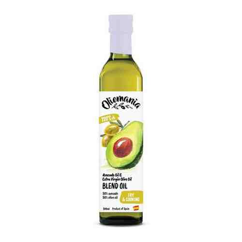Масло авокадо 50%/ оливковое масло Extra Virgin 50% Oliomania, Blend Oil, 500 мл арт. 101391954878