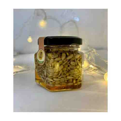 Мёд цветочный с семенами подсолнечника 150 грамм арт. 101514087912
