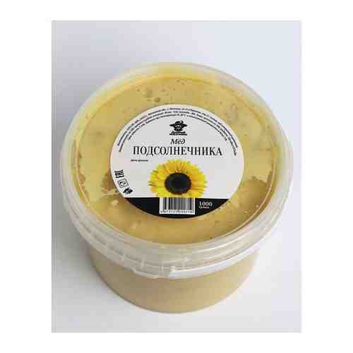Мед подсолнечника 1 кг/ натуральный мед/ мед от пчеловодов/ Добрый пасечник арт. 101462536595