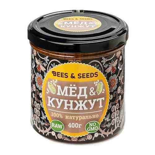 Медовый урбеч с кунжутом Bees & Seeds натуральный мед, 400 г арт. 100788917953