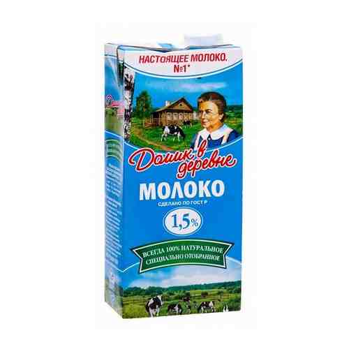 Молоко ультрапастеризованное Домик в деревне 1.5% 950г арт. 436901031