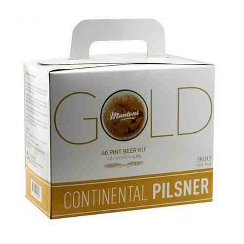 Muntons солодовый экстракт Continental Pilsner Premium Gold набор, 3.25 кг арт. 364880027