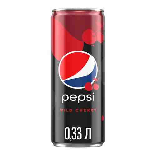 Напиток газированный Pepsi Black Вишня 0,33 л (товар продается поштучно) арт. 100414414246