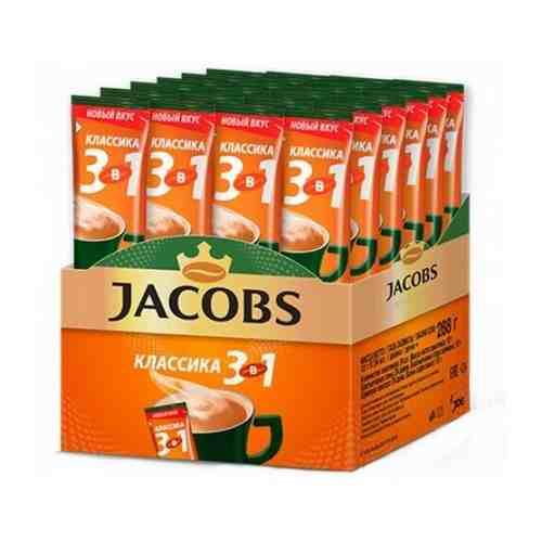 Напиток кофейный растворимый Jacobs 3в1 Классика, 1 блок (24 шт. по 12 г). арт. 101526946149