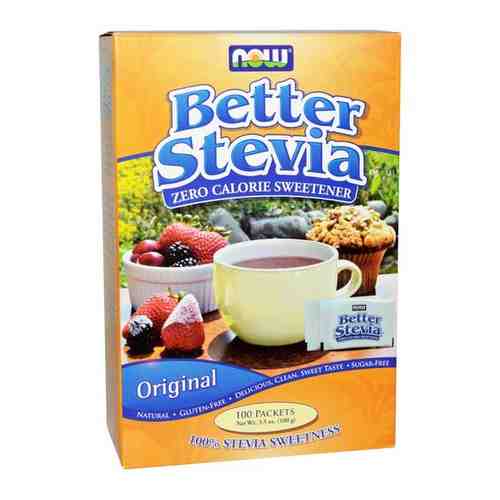 NOW Stevia, Стевия 1000 мг - 100 пакетов арт. 101504722714