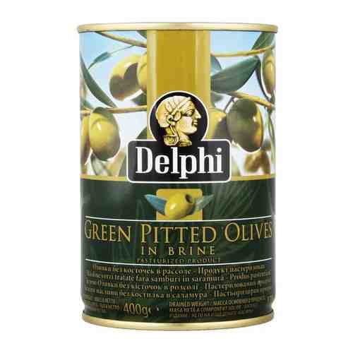 Оливки DELPHI Superior 261-290 без косточек в рассоле, 400г. арт. 834379628