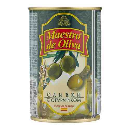 Оливки Маэстро де олива на огурчике в оливковом масле арт. 198667394