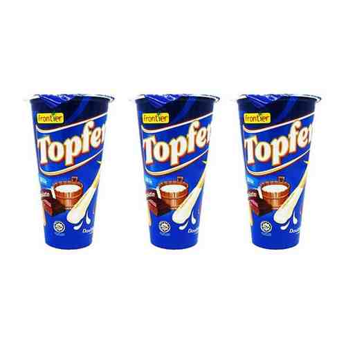 Палочки бисквитные Topfer с шоколадным и молочным кремом (3 шт. по 40 г) арт. 101179010271