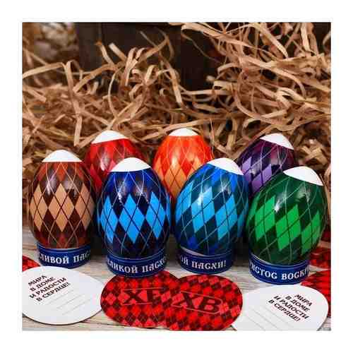 Пасхальный набор для украшения яиц «Мужской паттерн», 9 х 16 см арт. 101462924817