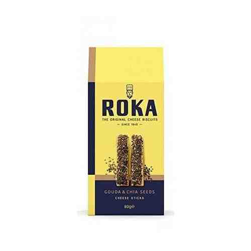 Печенье ROKA с сыром Гауда и семенами чиа 80г (Голландия) арт. 101733527148