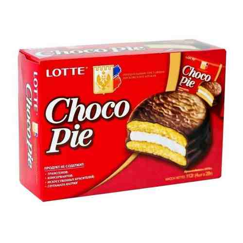 Пирожное Lotte Confectionery Choco Pie, 168 г, 6 шт. в уп. арт. 100566140849