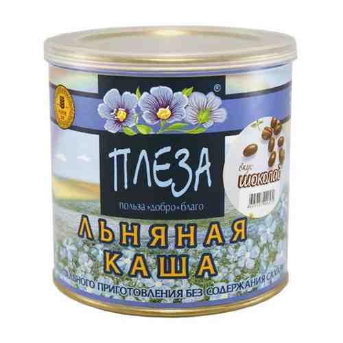 Плеза Каша льняная моментального приготовления, вкус Шоколад 400г арт. 169415158