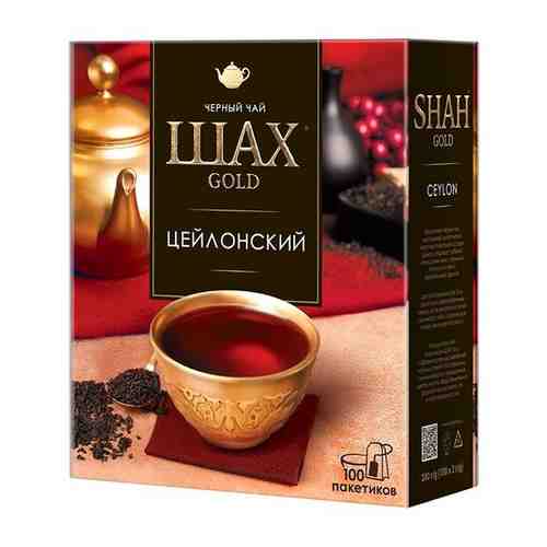 Шах Gold Цейлонский чай черный в пакетиках 25 шт арт. 101229926032