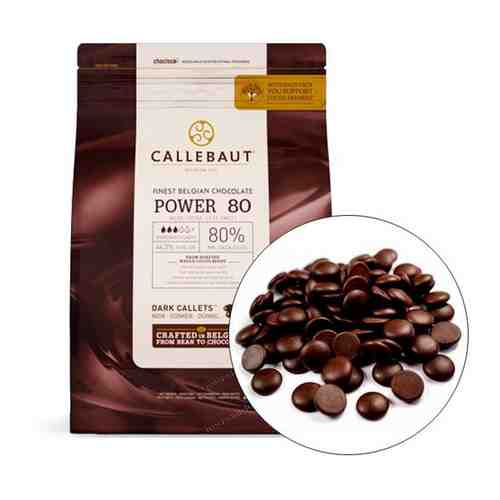 Шоколад Callebaut Горький «Power 80», 2.5 кг арт. 1450950642