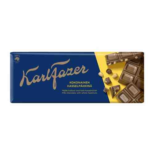 Шоколад KARL FAZER Молочный с цельным фундуком 200 г арт. 179391117