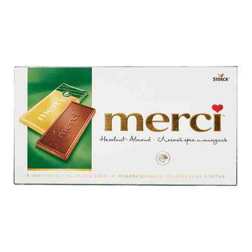 Шоколад MERCI с орехом, 100г арт. 158325492