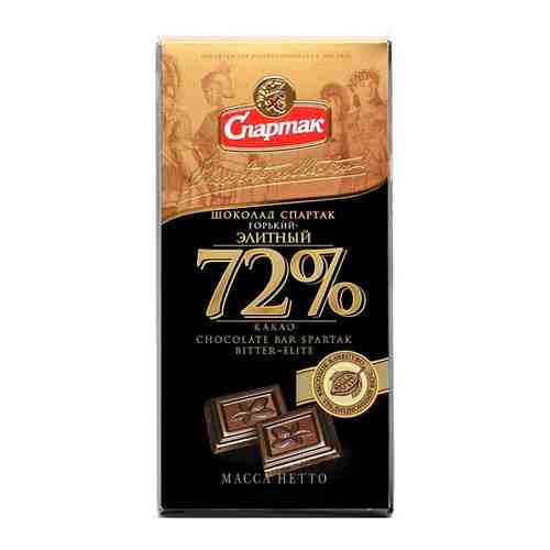 Шоколад спартак Горький-Элитный 72 %, 90 гр.* 3шт. арт. 101218542731