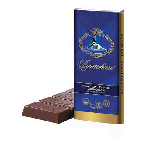 Шоколад Вдохновение классический темный с дробленым фундуком, 60 г арт. 100404162045