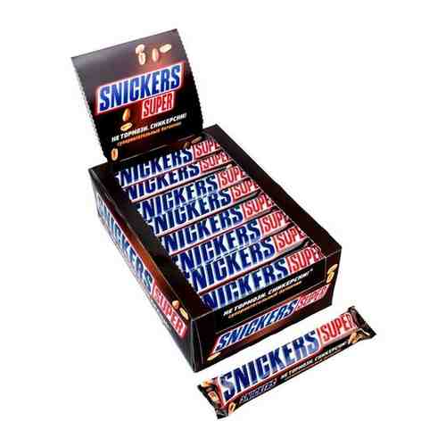 Snickers Super шоколадный батончик с жареным арахисом 80 г х 32 шт арт. 101543058001