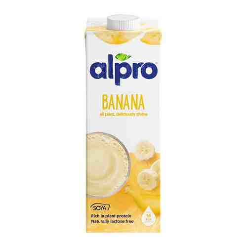 Соевый напиток alpro со вкусом банана 1.8%, 1 л арт. 394475006