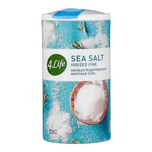 Соль морская 4LIFE мелкая йодированная в тубе 250г арт. 544605127