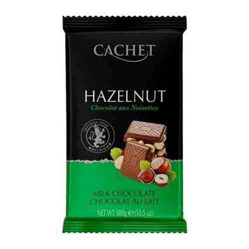 Уникальный Бельгийский молочный шоколад Cachet с лесным орехом нетто 300г арт. 100850832834