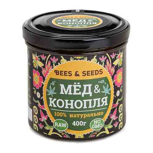 Урбеч из семян конопли Bees & Seeds Мед с коноплей, 400 г арт. 100788573774