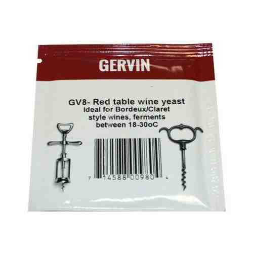 Винные дрожжи Gervin GV8 Red Table Wine арт. 101465378431