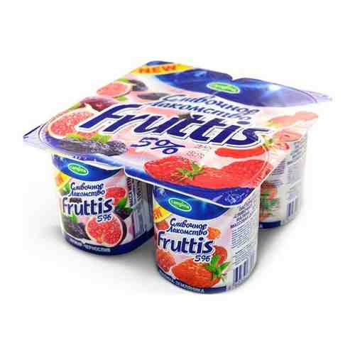 Йогуртовый продукт FRUTTIS инжир-чернослив/малина-земляника 5% арт. 429355004