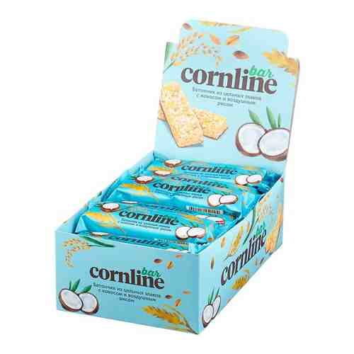 Зерновой батончик Cornline с кокосом, 30 г (упаковка 18 шт.) арт. 530592218