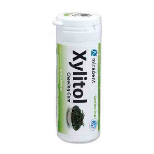 Жевательная резинка Miradent Xylitol Зеленый чай, 30 шт арт. 950218437
