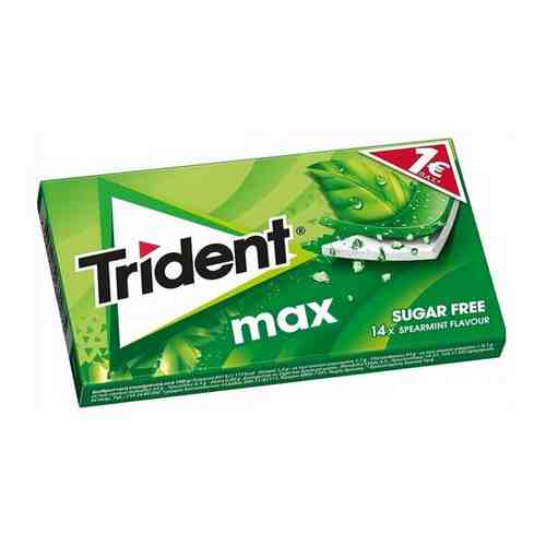 Жевательная резинка Trident Spearmint Max Gum арт. 100938409918