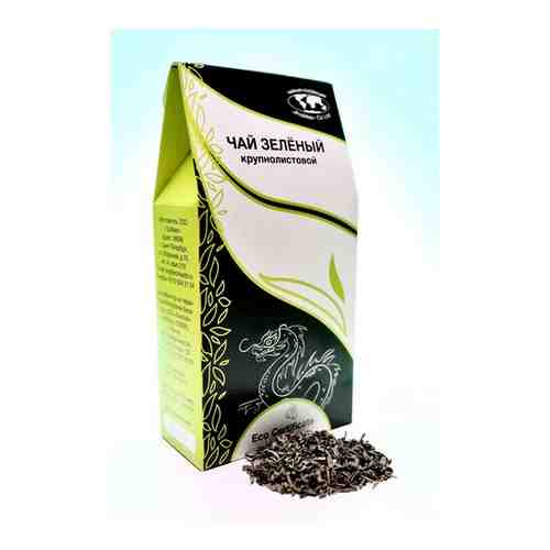 Чай крупнолистовой классический зеленый заварной 100 грамм Эко продукт арт. 101697980549