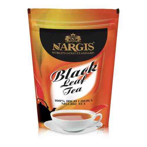 Чай Nargis дой-пак черный листовой байховый NILGIRIS 250 гр. Индия арт. 101649718029