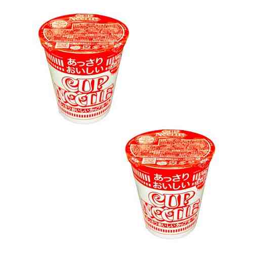 Лапша Nissin Cup Noodle со вкусом креветки и соевого соуса 114 г (2 шт х 57 г) арт. 101607419208