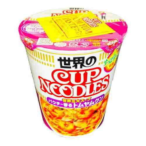 Лапша Nissin Cup Noodle том ям с креветками (острая) 57 г арт. 101645542644