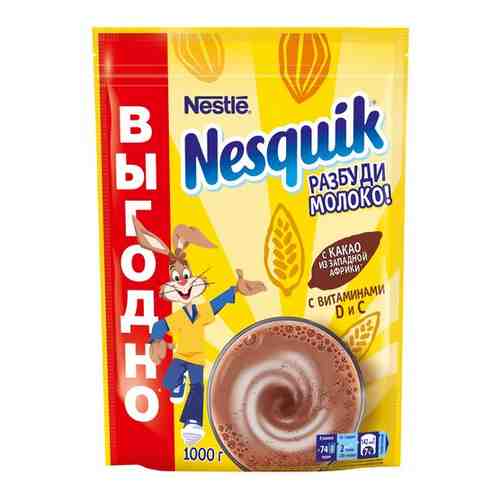 Nesquik Какао-напиток растворимый, обогащенный, пакет, 1 кг арт. 101410901728